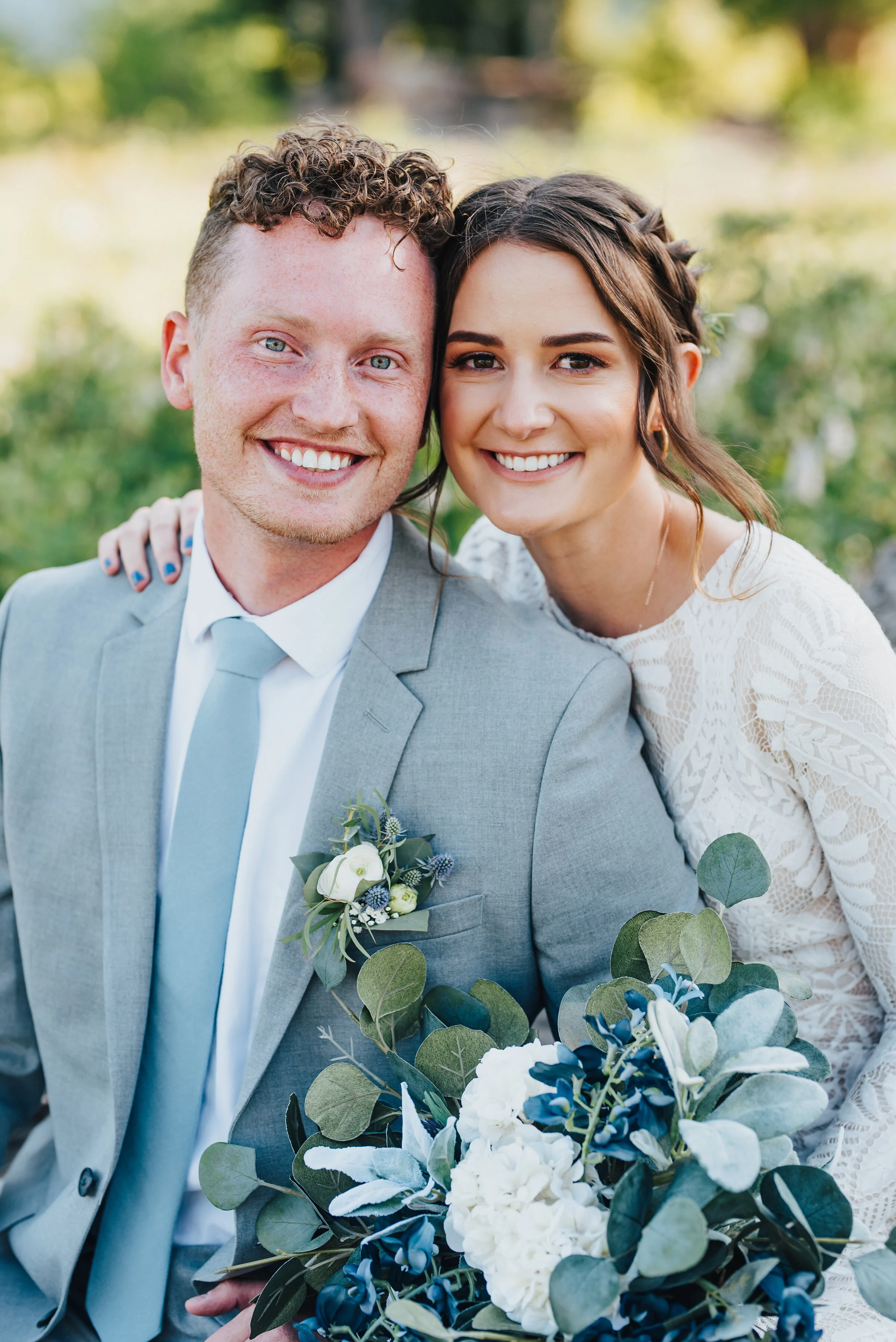  All smiles for these lovers during their dreamy formals up Logan canyon at Tony Grove. Kristi Alyse photography Logan Utah wedding photographer forest nature dreamy formals Logan canyon Tony Grove scenic bridals Northern Utah photographer Utah bride