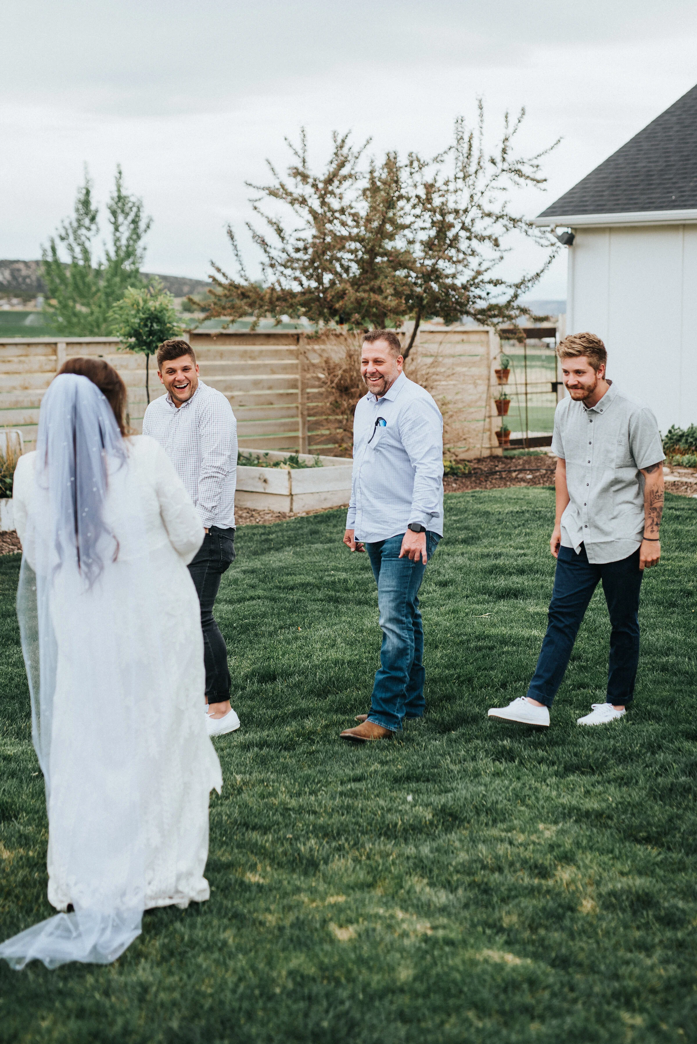  Wedding day in Ephraim, Utah at the rented Airbnb was intimate and perfect for a rustic, western, outdoor ceremony for this bride and groom. photoshoot in Ephraim Utah photography wedding outdoor location western inspired rustic Airbnb photo aesthet