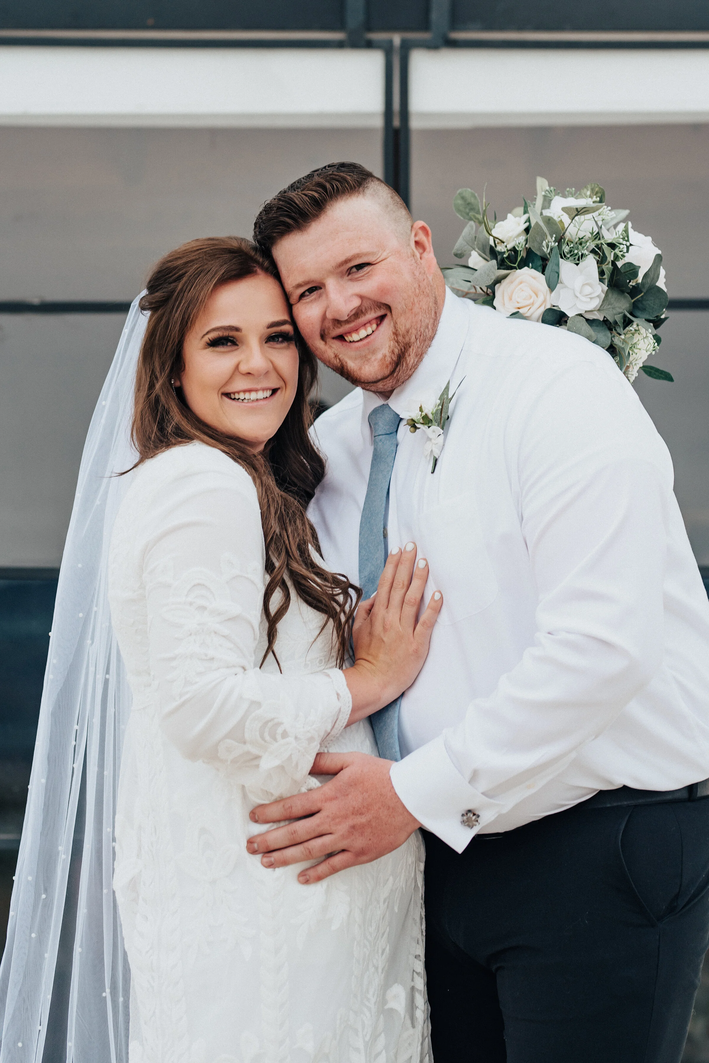  Blushing bride and groom after their intimate wedding ceremony in Ephraim, Utah. photoshoot in Ephraim Utah photography wedding outdoor location western inspired rustic Airbnb photo aesthetic #ephraimutah #utahphotography #weddingdayphotography #get