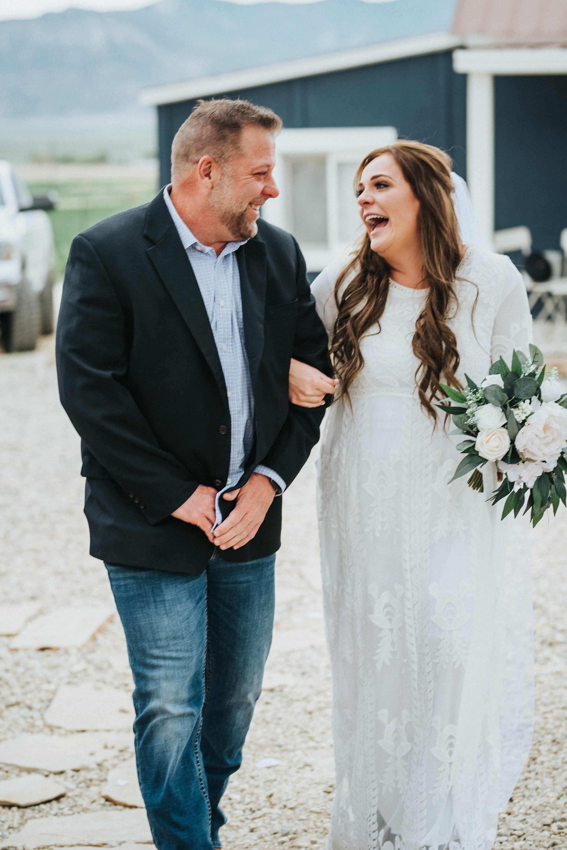  Wedding day walking down the aisle for an intimate outdoor country wedding. photoshoot in Ephraim Utah photography wedding outdoor location western inspired rustic Airbnb photo aesthetic #ephraimutah #utahphotography #weddingdayphotography #gettingm