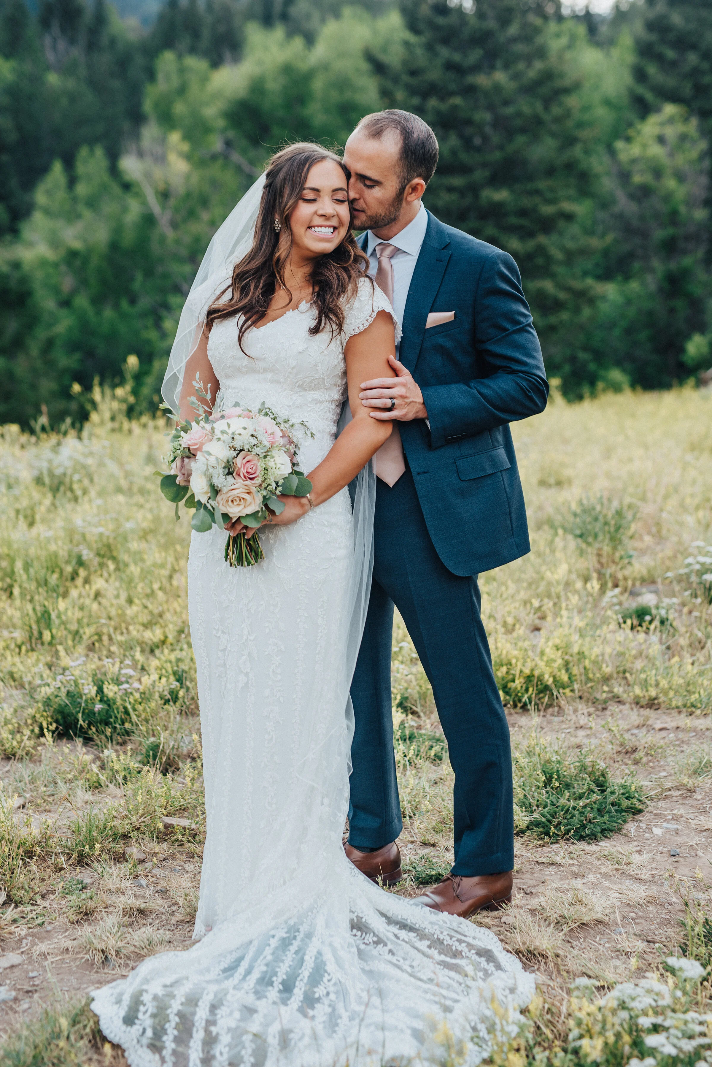 Scott + McKenzie Formal Wedding Photos at Tibble Fork Reservoir
