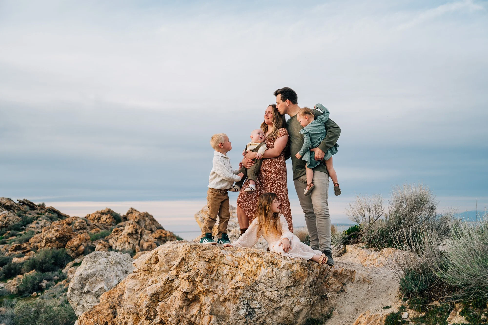 Dahl Family Portraits | Antelope Island Family Portraits | Northern Utah Family Photographer