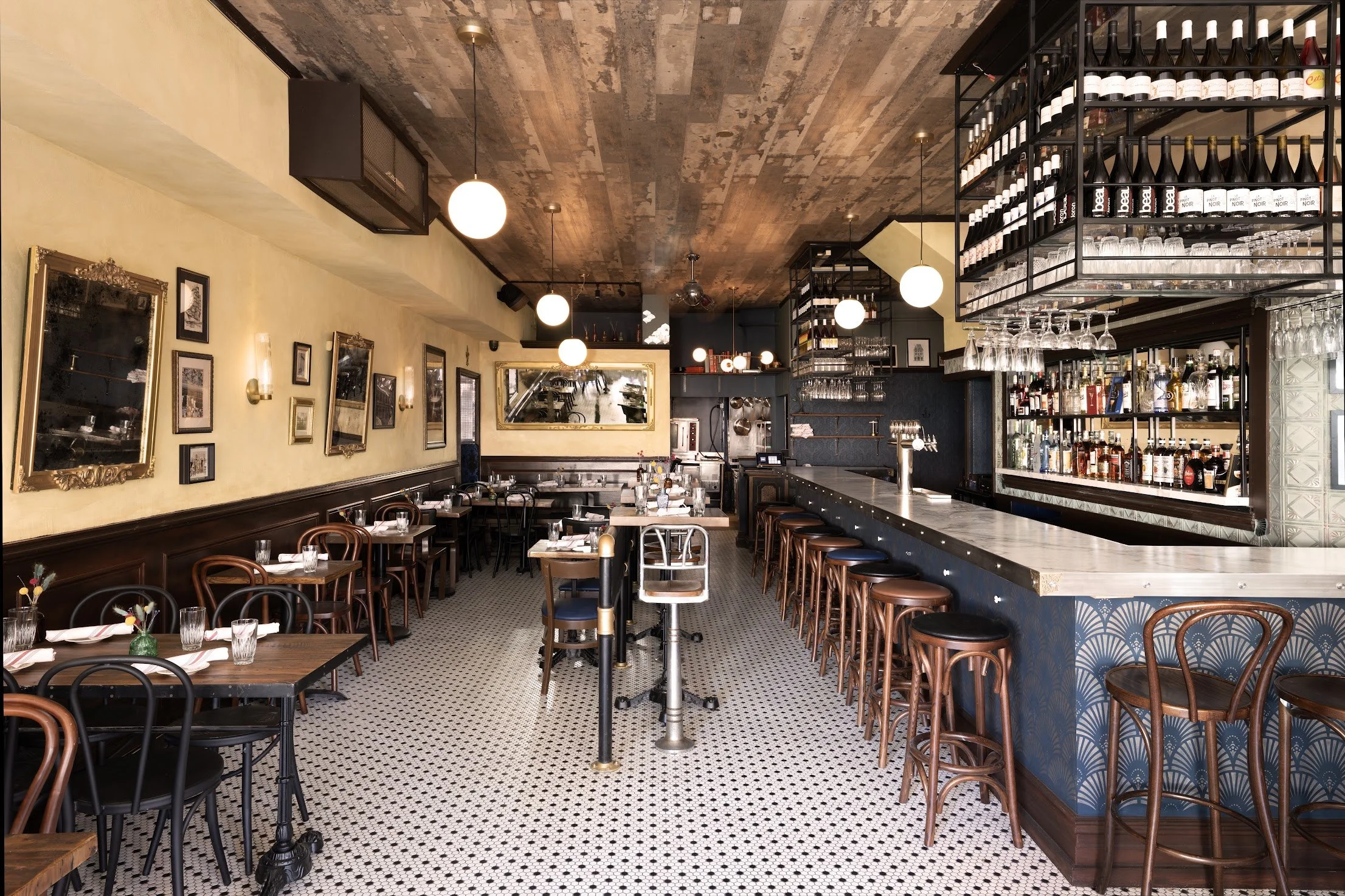 French Restaurant Interior