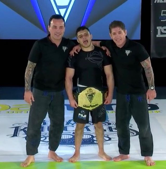 Congratulations to our very own @jon_calestine on continuing our tradition of taking legs and @ebiofficial championships. @renzograciebjj academy salutes you. #renzoknows #teamrenzogracie #graciejiujitsu #graciebjj #bjj #ebi