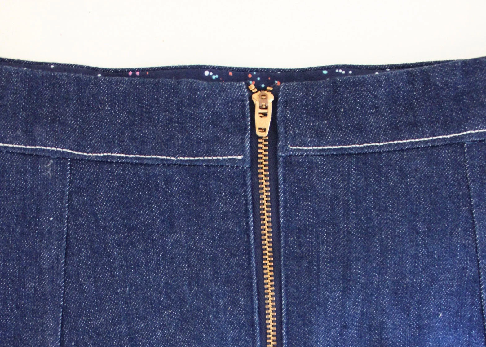 denim a line skirt pattern