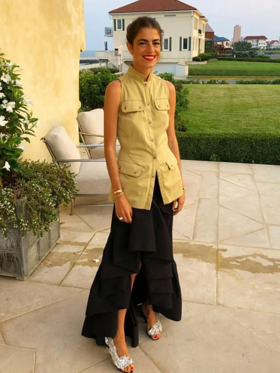Leandra Medine Cohen wearing Rosie Assoulin