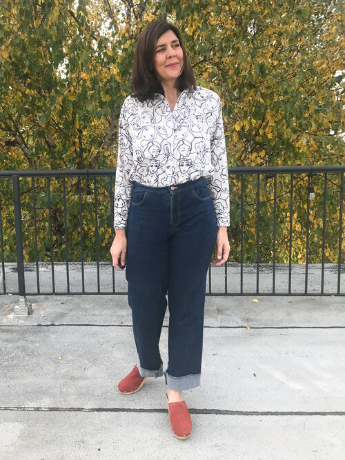 The Olya Shirt - thoughts on sewing 'shirts' — Noble & Daughter