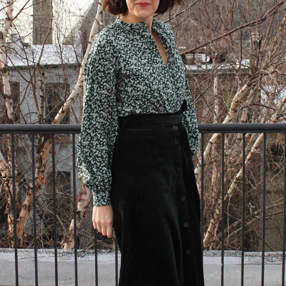 The Liberty blouse with all the gathers — Noble & Daughter