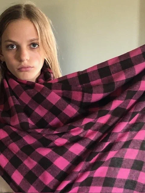 Pink check scarf.jpeg