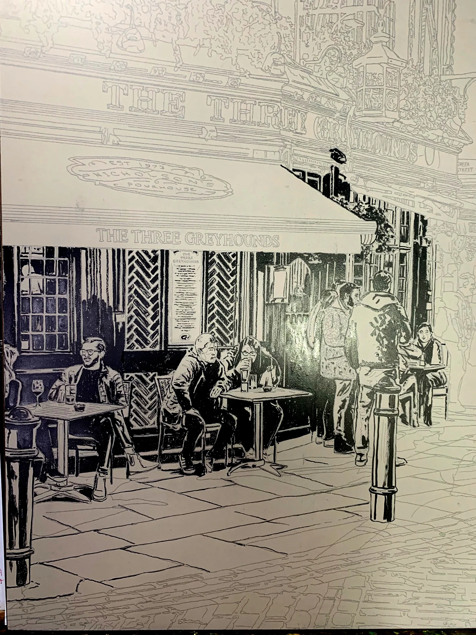 Rendering in India Ink