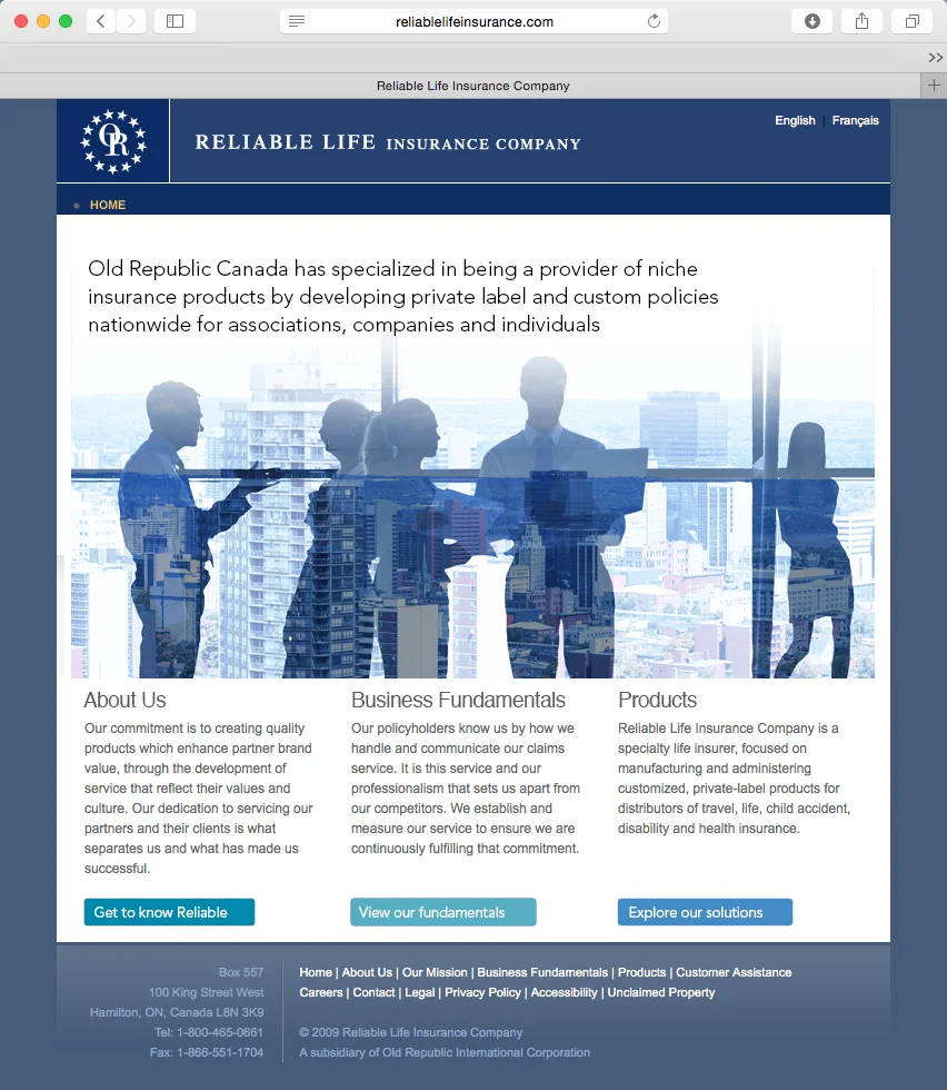 Reliable Life Insurance Company