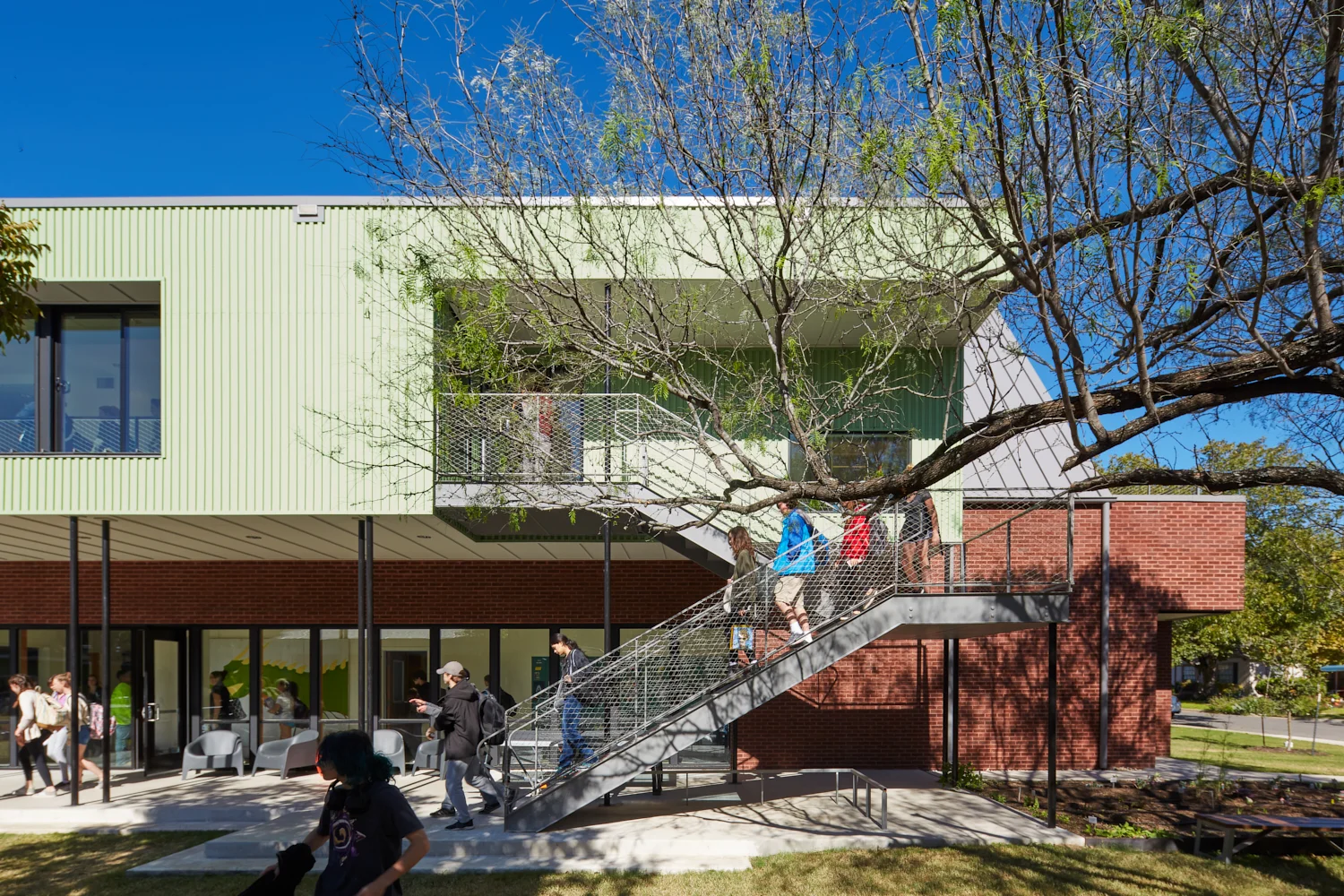 Central Exterior Stair photo: Leonid Furmansky