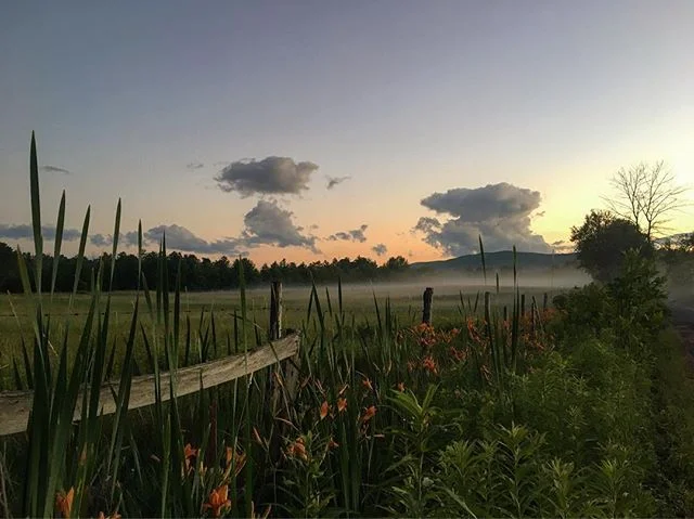 Side of the road sunsets