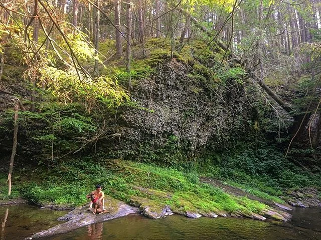 Trying to beat the heat - our landlord gave us a treasure map to his favorite secret swimming hole. He called it &ldquo;middle earth&rdquo;, and boy was he right.