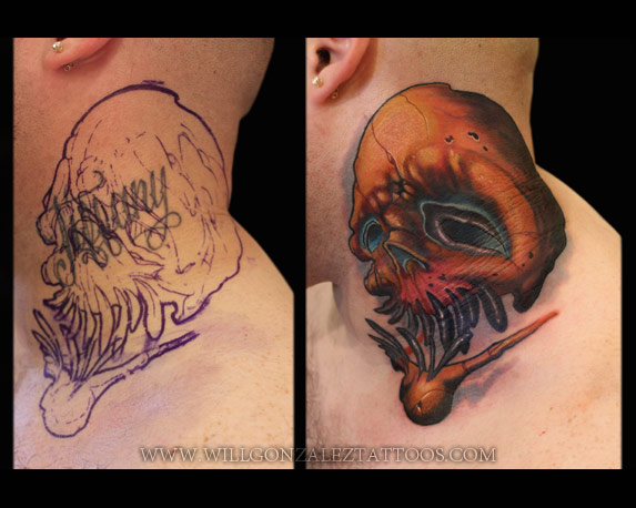 Skull Cover-up.