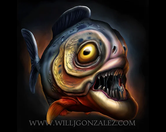 Psilo-Isle Fanged Fish 