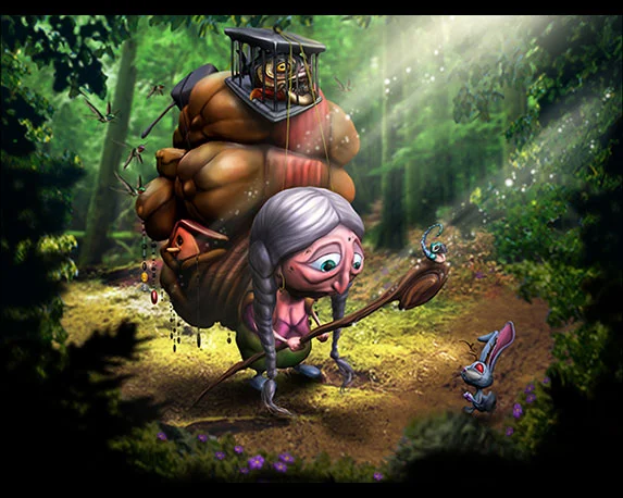 The Traveler. 18x24" Canvas Print. Three Print Limited run.