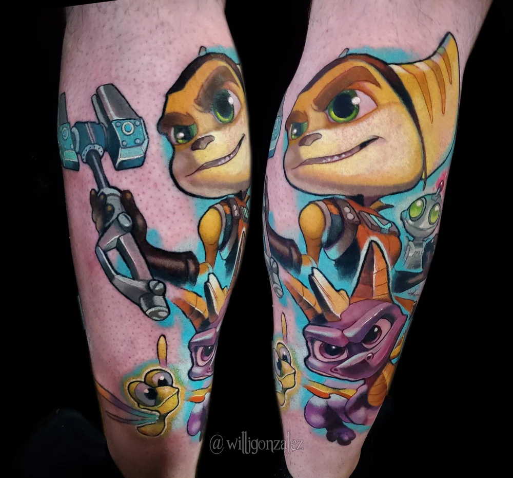Ratchet And Clank Tattoo 