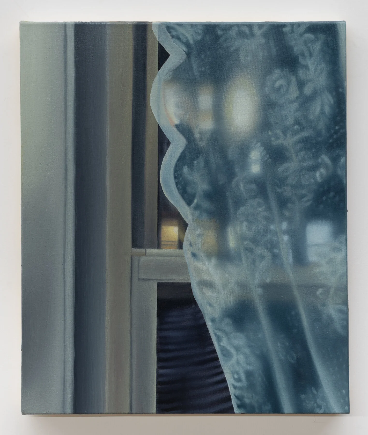   Window at 11pm , 2021, Oil on Canvas, 24 x 20 inches 