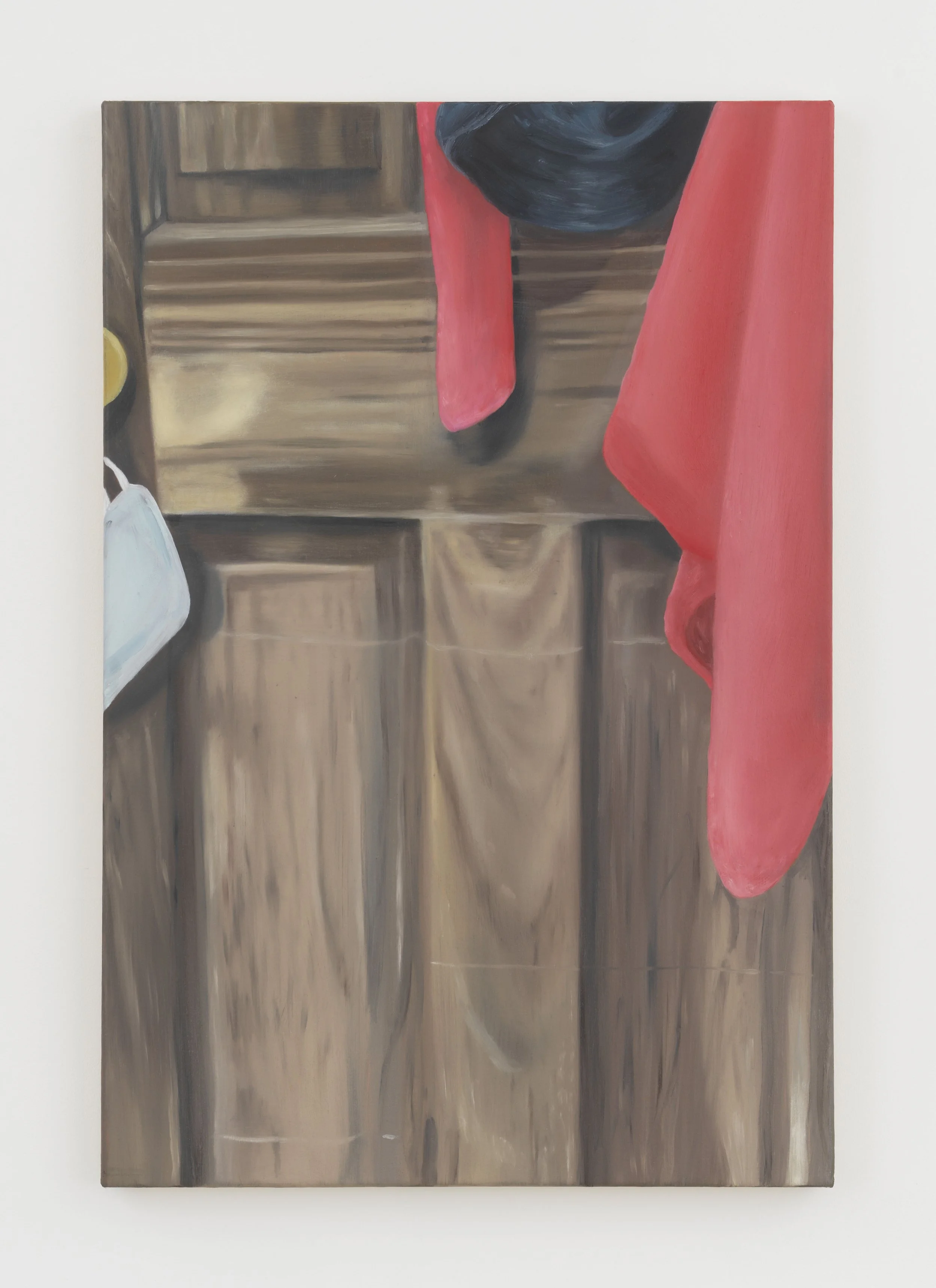   Red Robe , 2021, Oil on canvas, 36 x 24 inches 