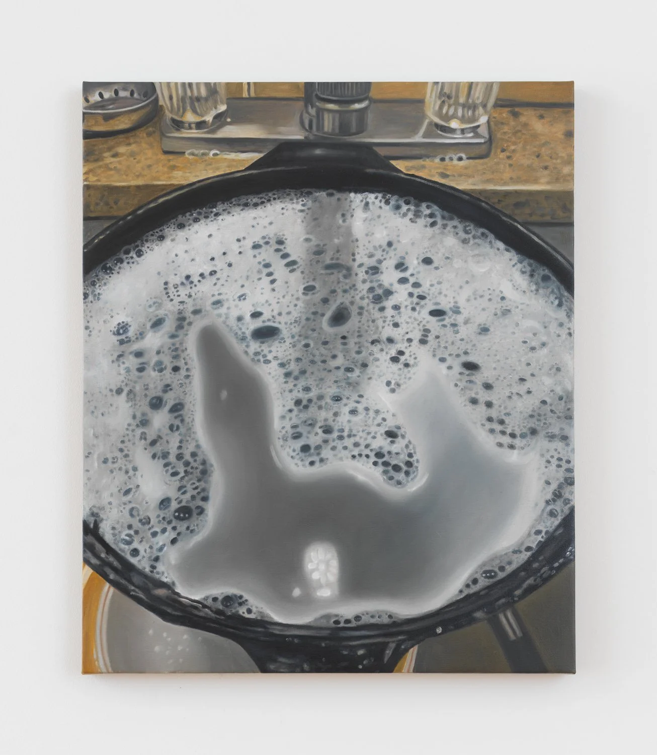   Cast Iron , 2024, Oil on linen, 24 x 20 inches 
