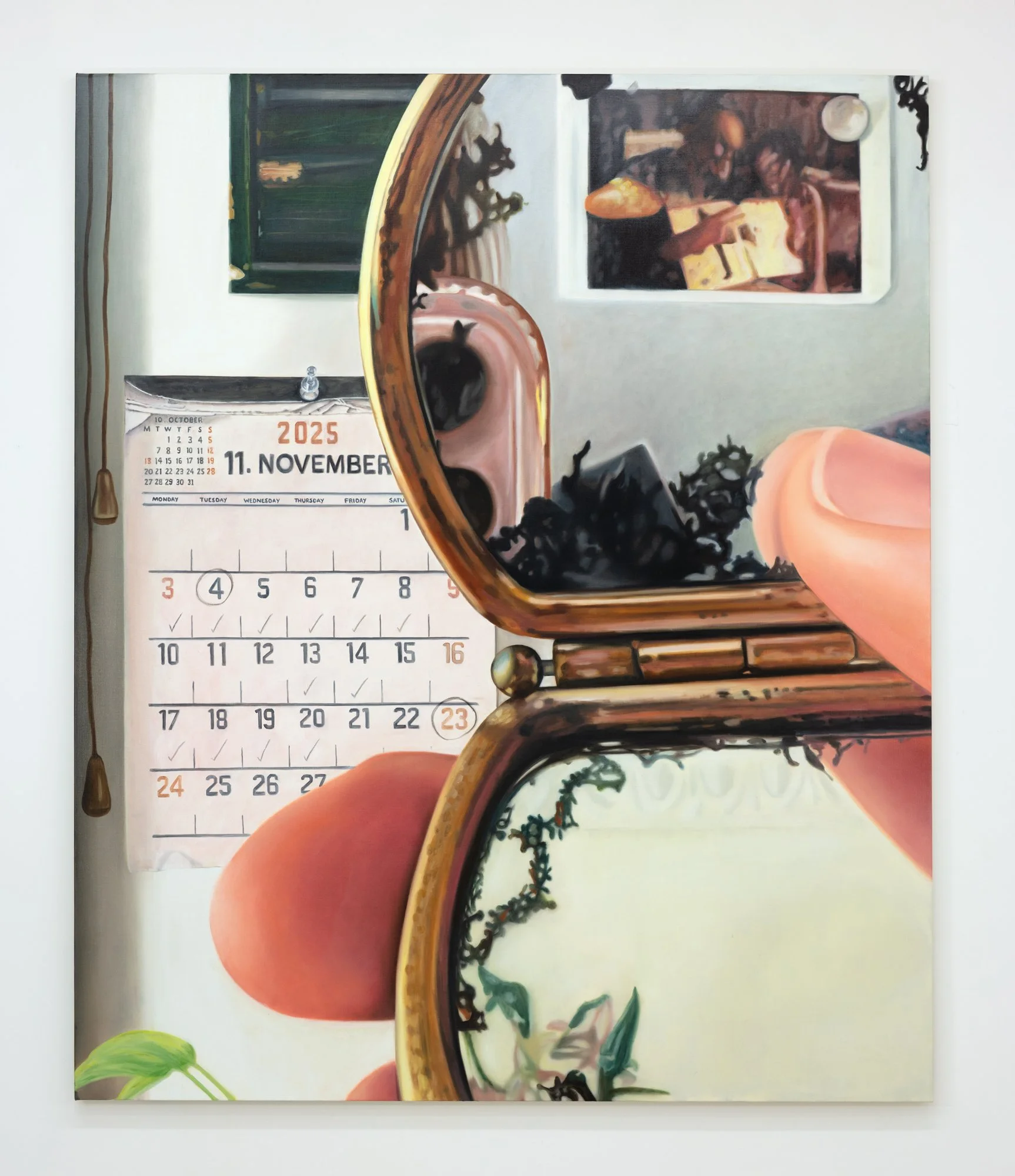   November , 2026, Oil on linen, 72 x 60 inches 