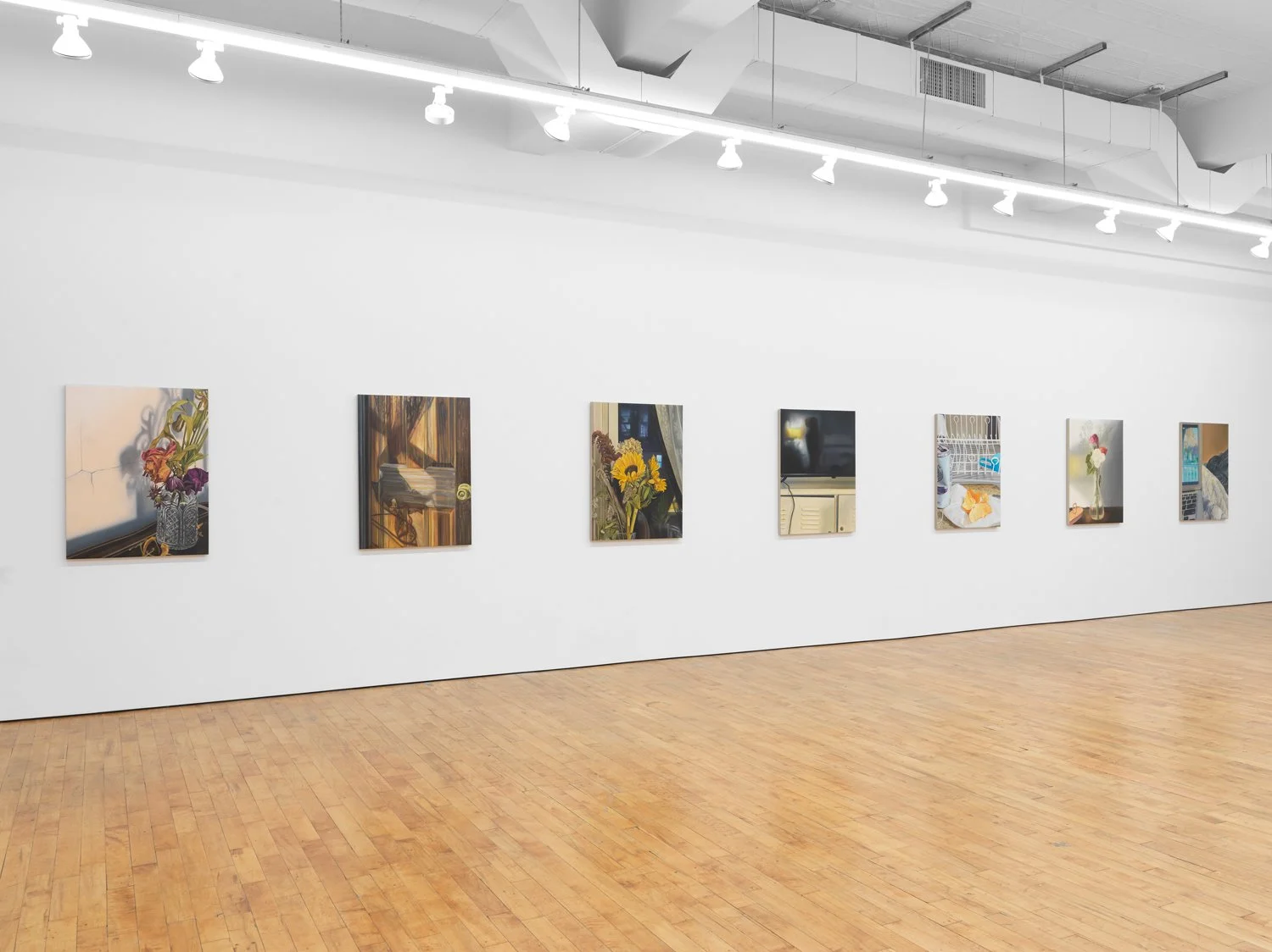 Installation view,  Circle the Drain,  Marinaro, New York, NY 2024 
