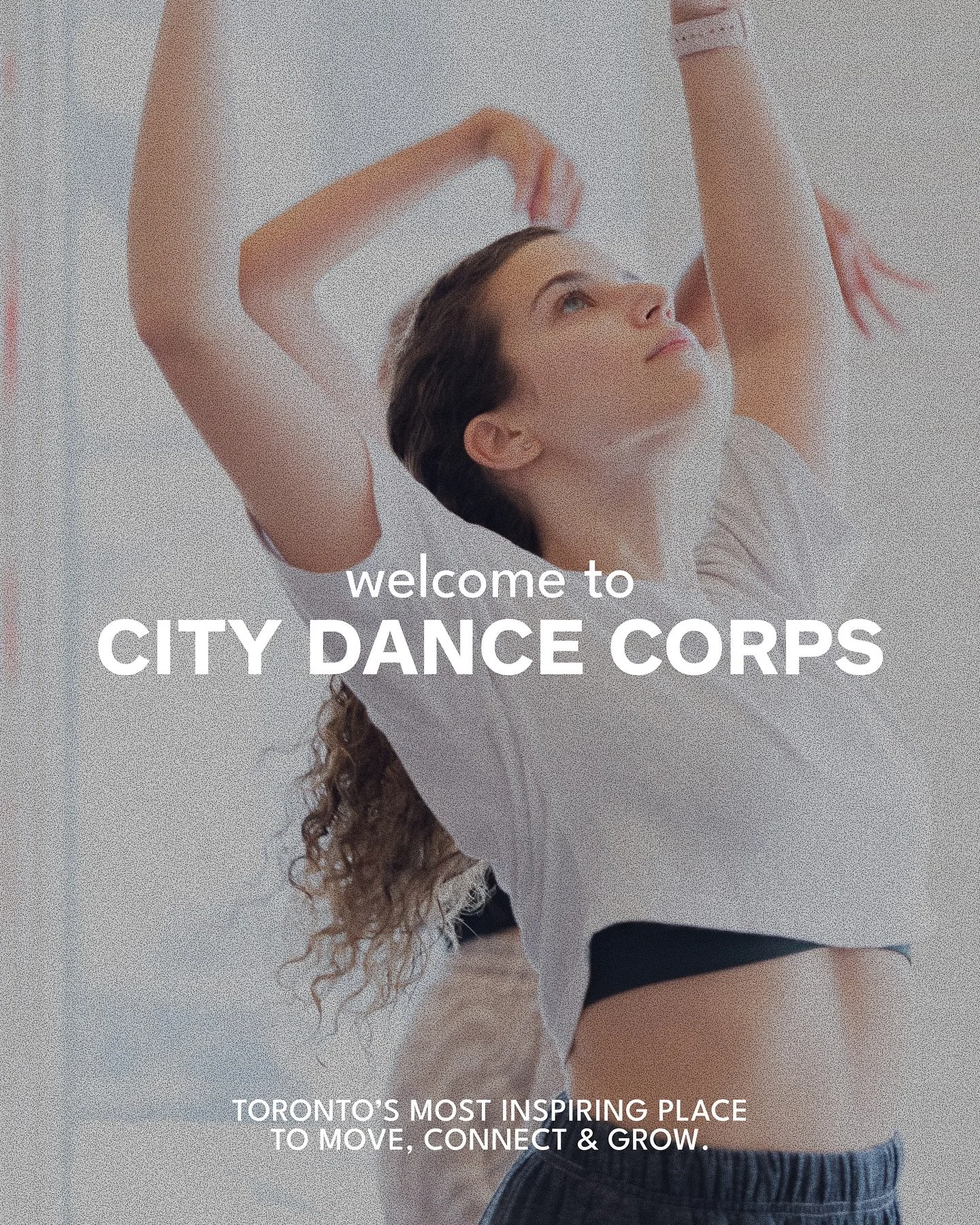 Welcome to City Dance Corps 💛

Toronto&rsquo;s spot to move, connect, and grow.
If you&rsquo;ve been waiting for a sign to start dancing again - this is it.

See you on the dance floor!✨