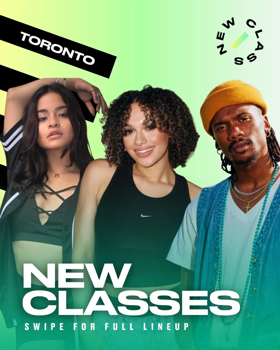 New classes at CDC Toronto:

Hip Hop // Beginner // Mondays // 8:00PM // 
with Jimmy Vasquez

Reggaeton // Inter // Mondays // 7:00PM // 
with Lexa Beltran

Jazz Funk // Beg/Inter // Thursdays // 8:30PM // 
with Seanna Bailey

A perfect addition to y