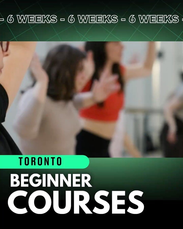 TORONTO, ARE YOU READY? 🔥💚

A brand-new round of 6-WEEK PROGRESSIVE COURSES is here! 🎉

Our amazing instructors will guide you throughout the 6 weeks, helping you build your technique, confidence, musicality, and movement step by step.

✅Check out