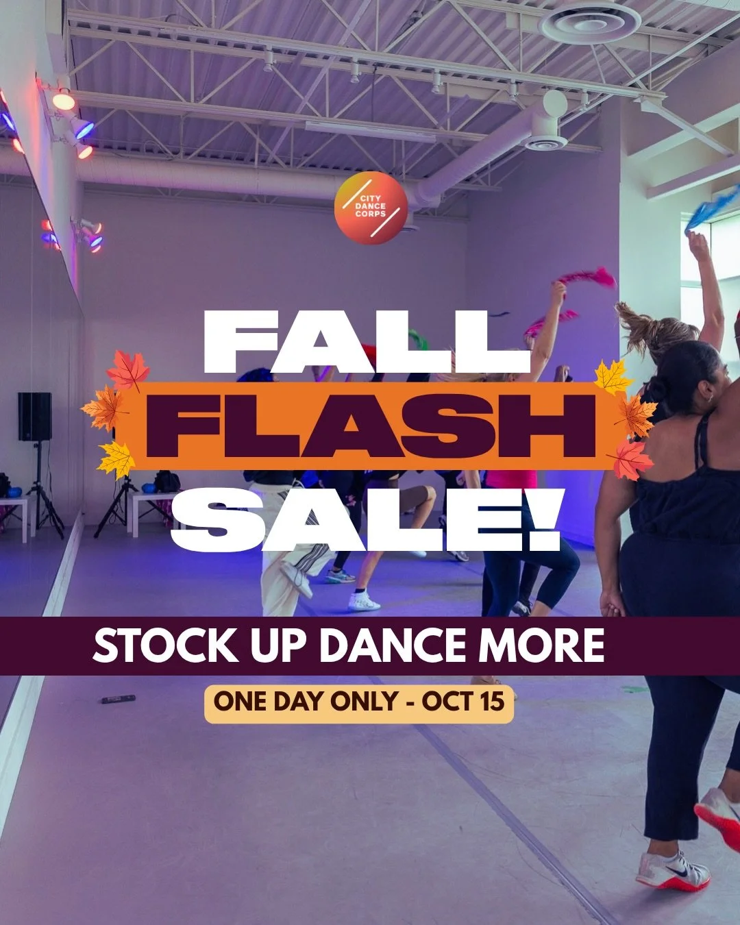 The wait is over our Fall Flash Sale is HERE!🚨🍁

Take $20 off your 10-class pack and make more room for dance in your routine this fall. Whether it&rsquo;s your weekly classes or our Latin program, we&rsquo;d love to be part of your dance journey.
