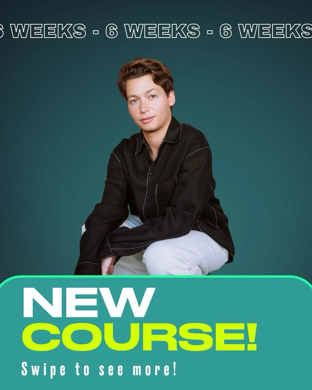 We&rsquo;re so excited to announce our NEW course starting November 9 with Ryan Mandel!

Get ready to dive into Fosse, a signature jazz style known for its sharp lines, stylized movements, isolations, and that unmistakable theatrical energy.

Ryan is
