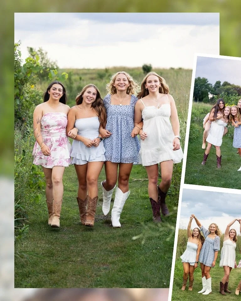 These besties showed up ready to laugh, dance, and skip through their session, and it was pure magic. We raced the rain and won, which means they now have the dreamiest photos to celebrate their friendship. Who else is ready for a BFF shoot like this