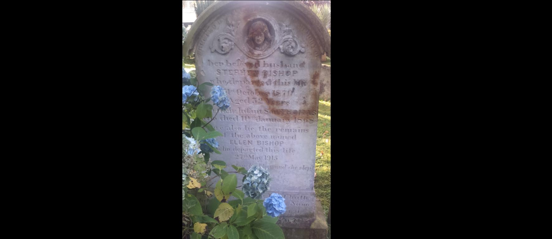 Founder Stephen Bishop - is buried in St Patrick's Church Coleraine