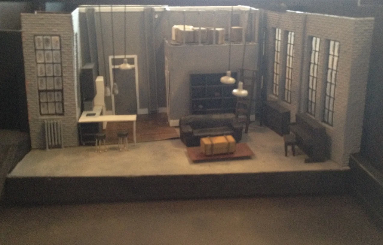   Marry Me A Little.&nbsp; 1/4" Scale Model.  Set Design by Ken MacDonald.&nbsp; Tarragon Theatre.&nbsp; 2014  