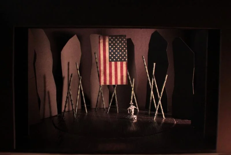  Miss Saigon. 1/4" Scale Model. Set Design by Michelle Tracey. York University THEA 4143.&nbsp;2013 