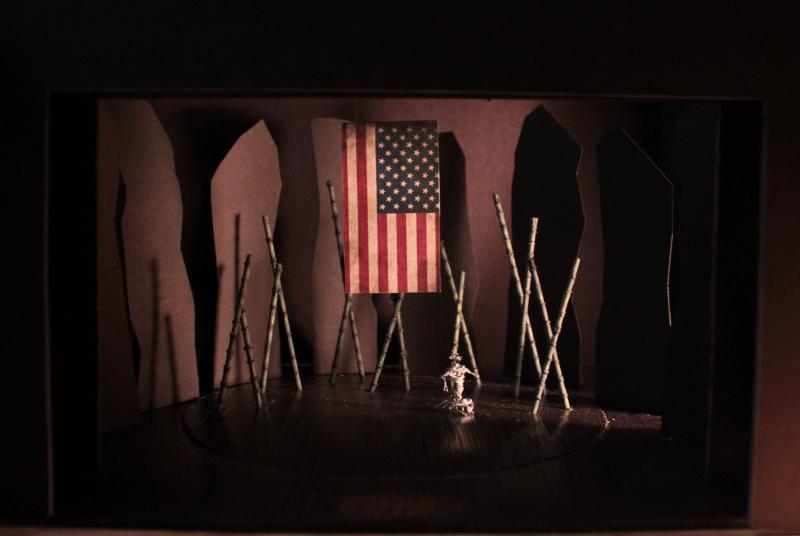 Miss Saigon. 1/4" Scale Model. Set Design by Michelle Tracey. York University THEA 4143. 2013