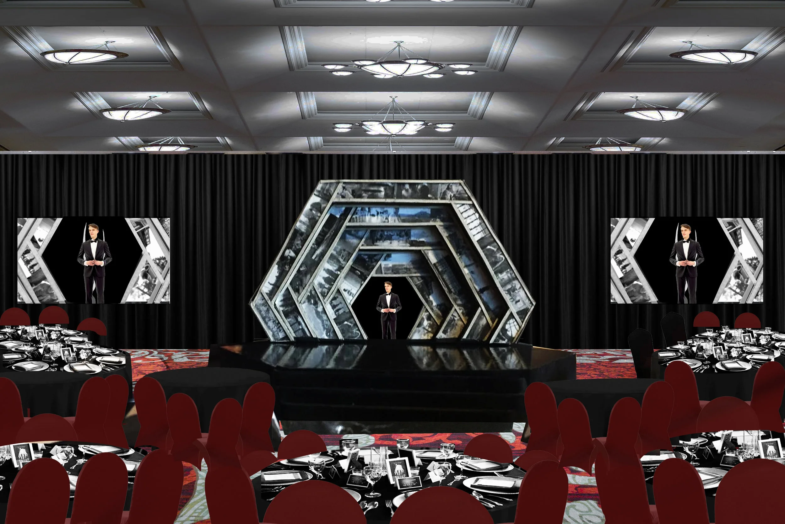 DGC Awards Space Rendering by Michelle Tracey