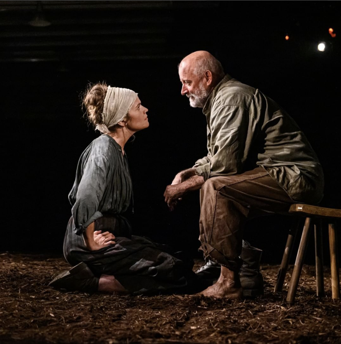   Knives in Hens.  The Coal Mine Theatre. Direction: Leora Morris. Costume Design: Michelle Tracey. Set and Lighting: Kaitlin Hickey. Photo by: Dahlia Katz 