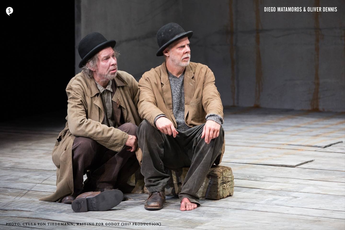   Waiting for Godot.  Soulpepper Theatre. Direction: Daniel Brooks. Costume Design: Michelle Tracey. Photo by: Cylla von Tiedmann 