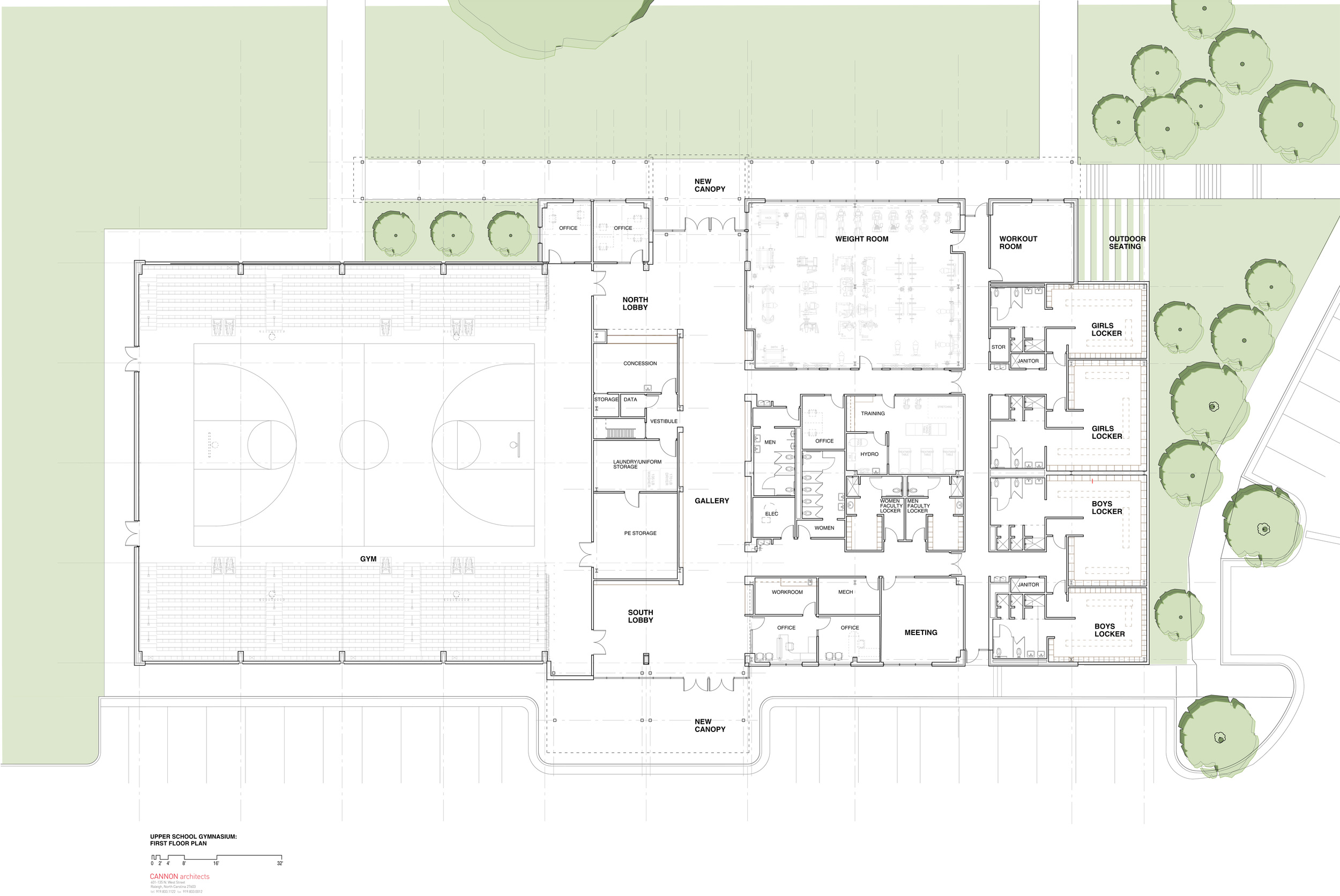 Durham Academy Kirby Gymnasium — CANNONarchitects