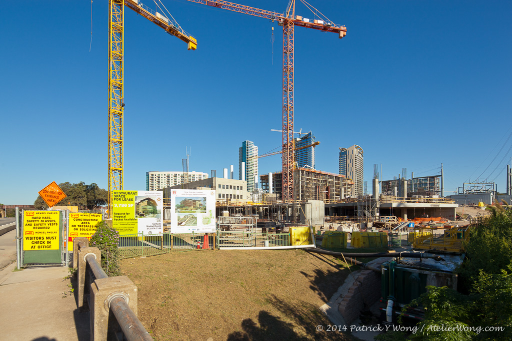 Austin Public Library - Central Library in downtown Austin, Texas