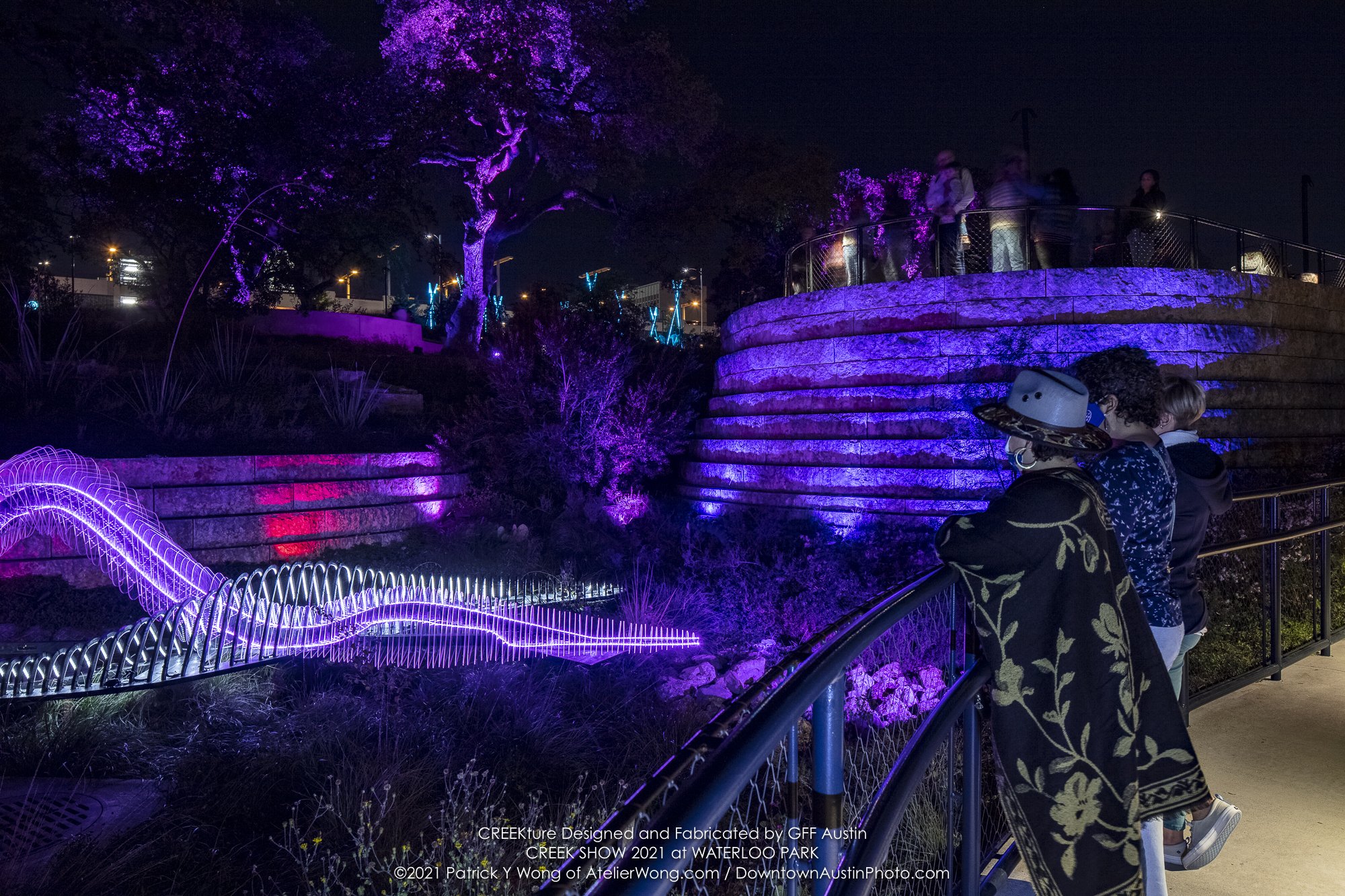 Creekture Installed at the 2021 Creek Show at Waterloo Park in Waterloo Greenway