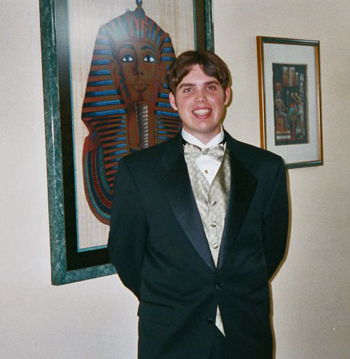 Rare sighting of some guy in a suit sadly lacking an awesome beard. -Aaron The Webguy