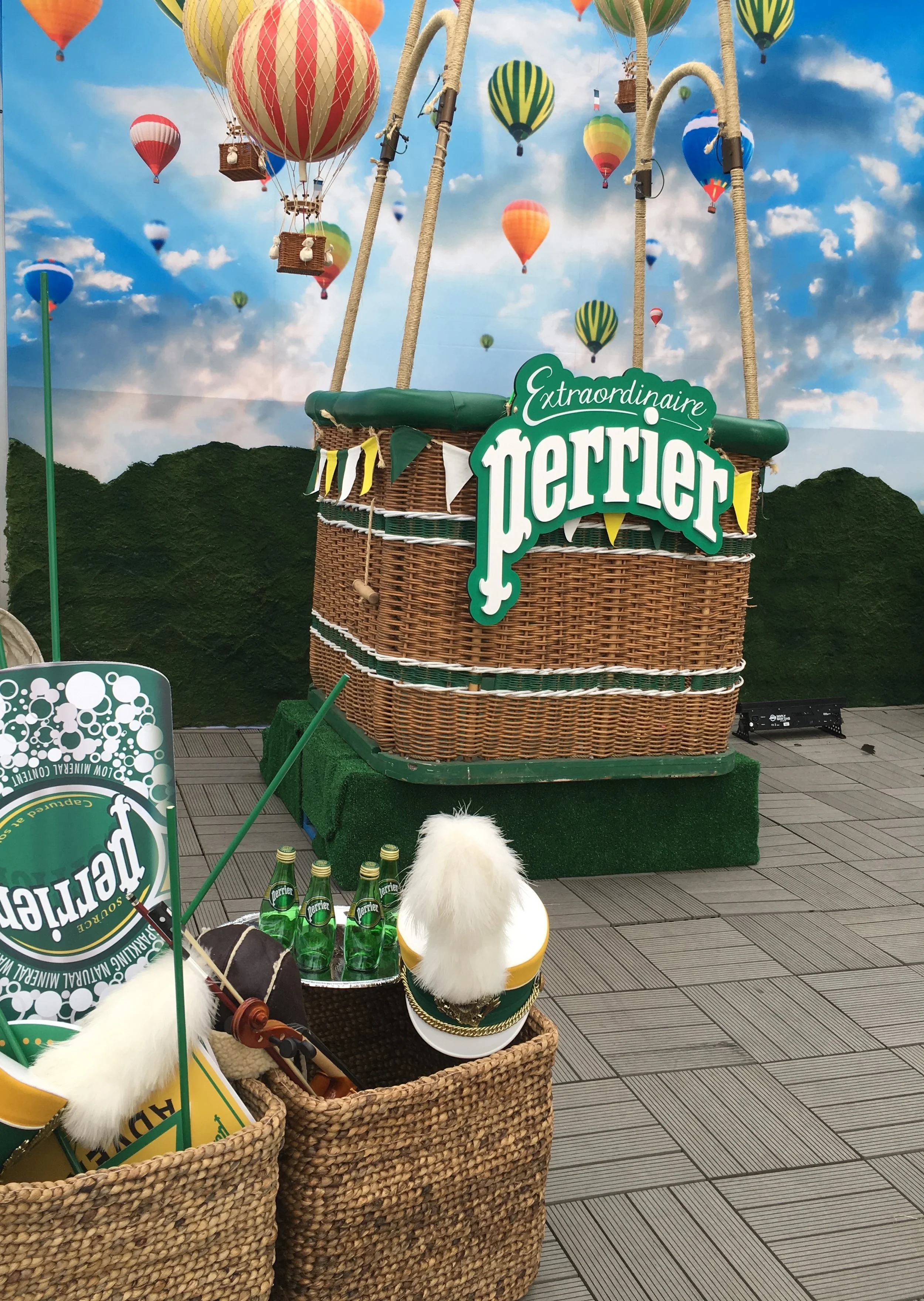 The hot air Balloon photo op with an array of TVC themed props.