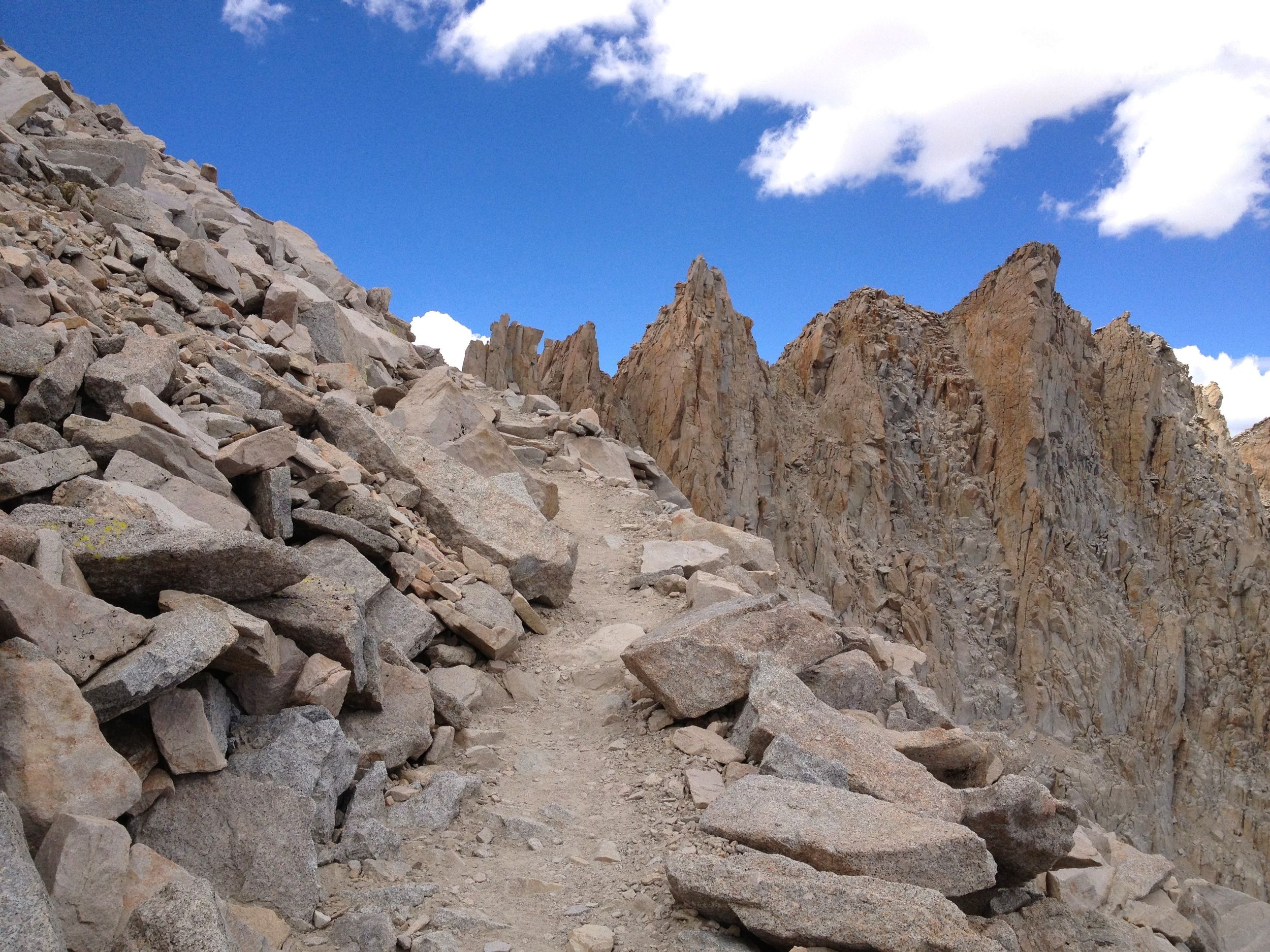 Approaching Trail Crest, Mt. Whitney