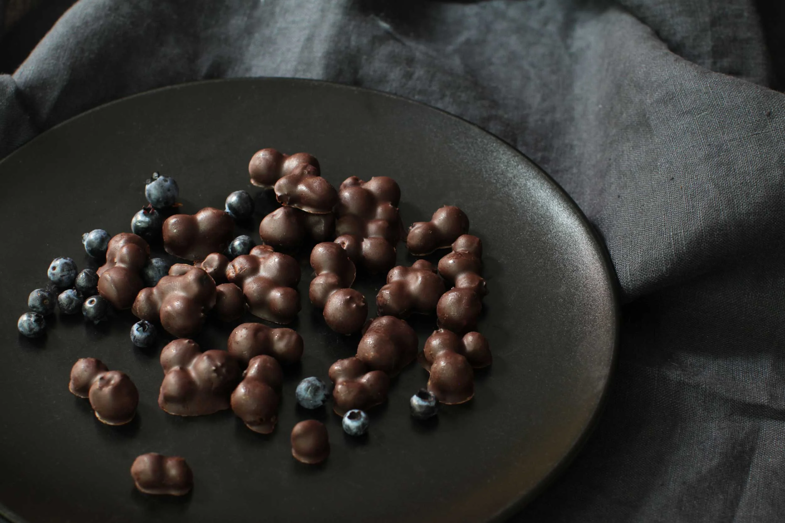 Les bleuets au chocolat