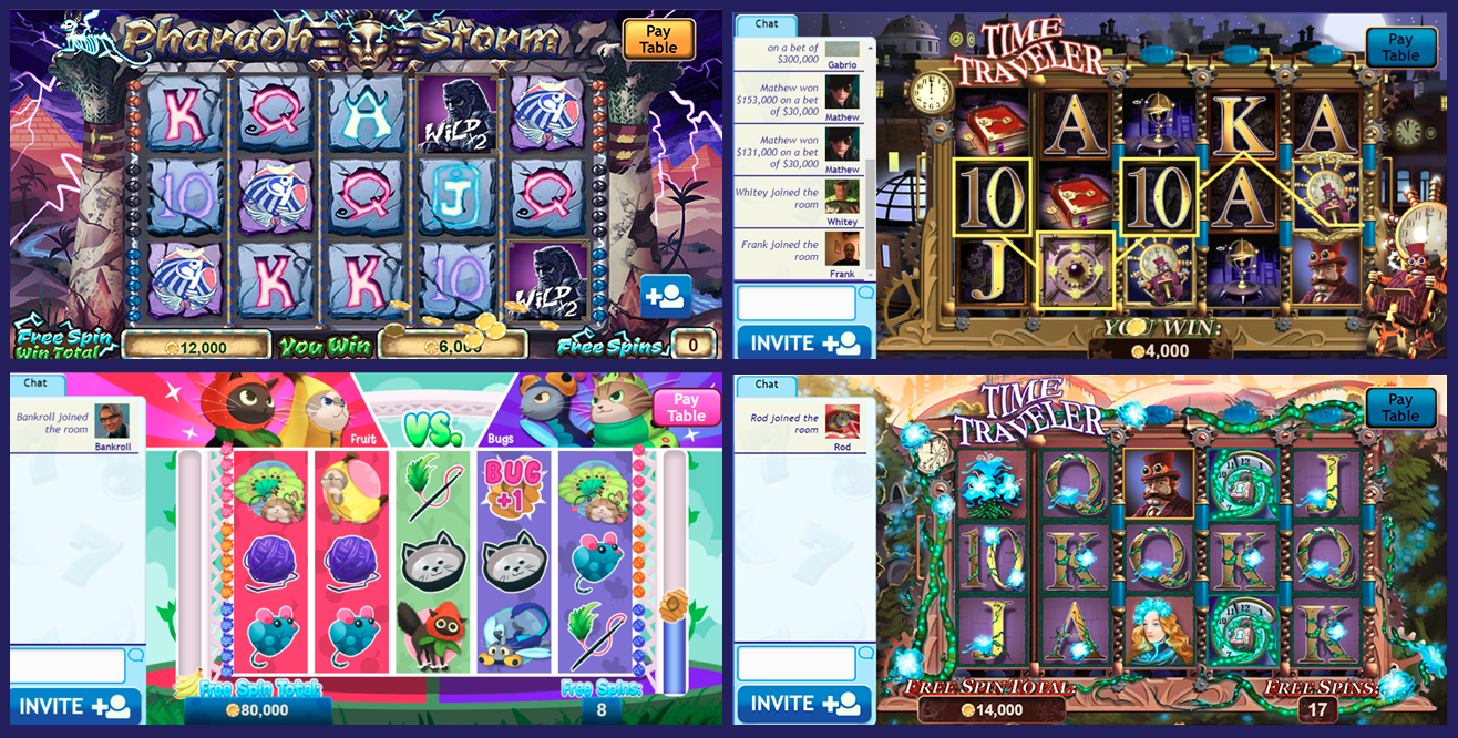 Worked on the design and integration of these slot games.