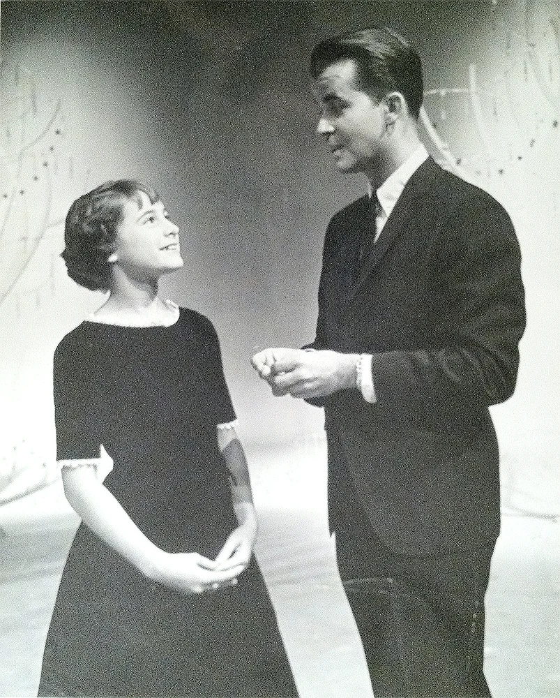 Firestone Hour Television Show, New York, New York 1961 "I am in love with her, she is delightful, a real gem! " - Dick Clark, Master of Ceremonies (Age 11)