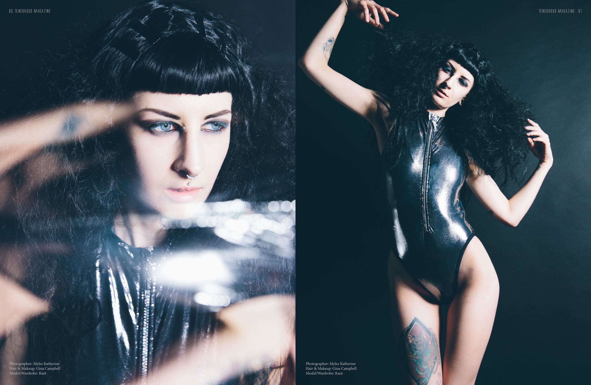 Tenebrous Magazine  Model: Rant  Photography:&nbsp;  Myles Katherine Photography   
